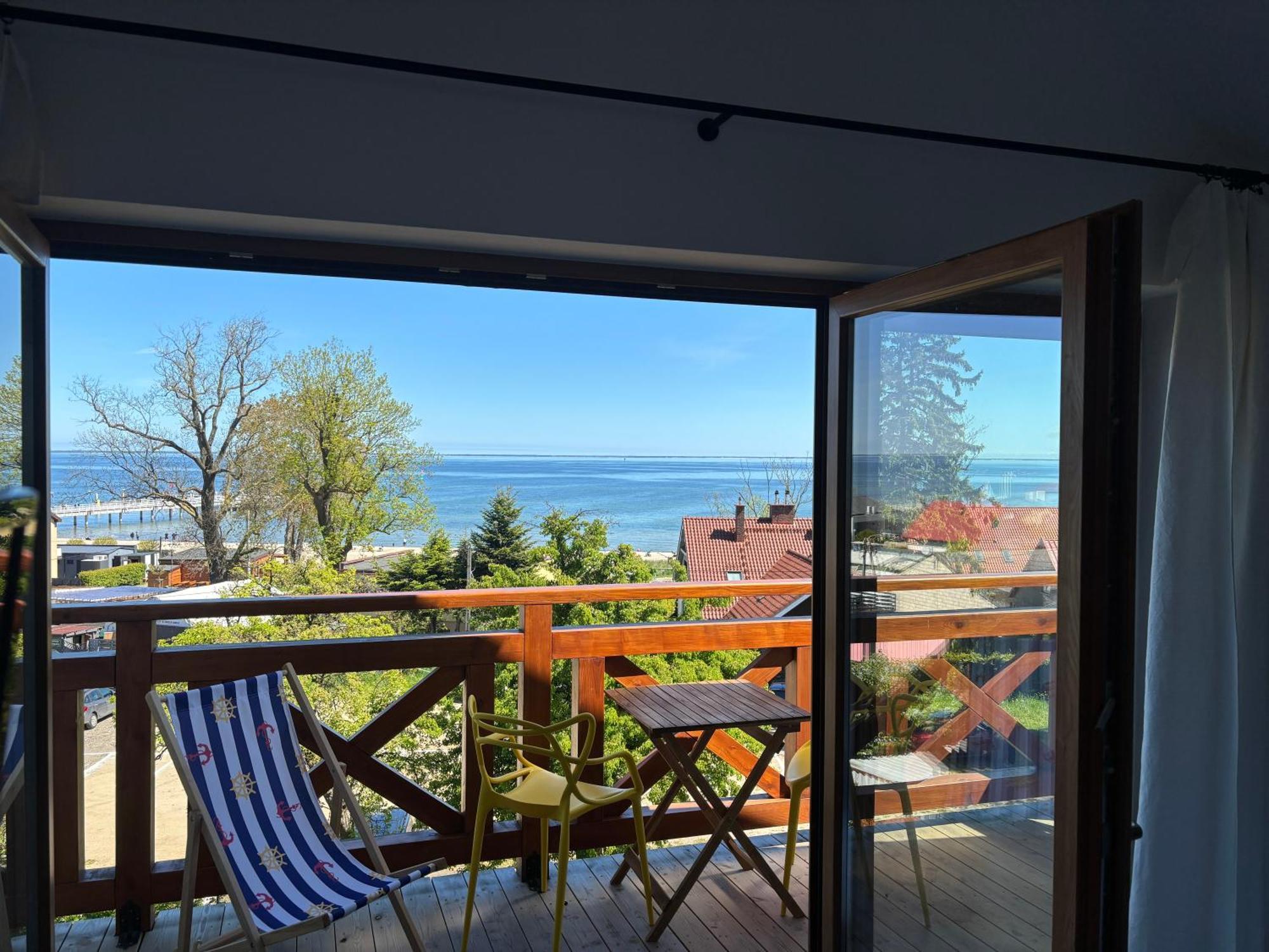Dom Wakacyjny Klifowa 1 Mechelinki Bagian luar foto