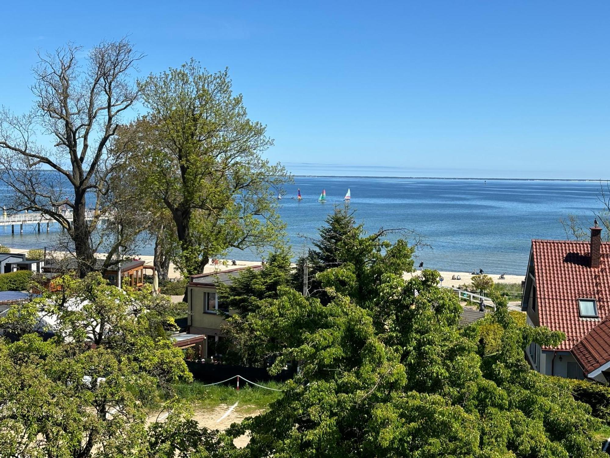 Dom Wakacyjny Klifowa 1 Mechelinki Bagian luar foto